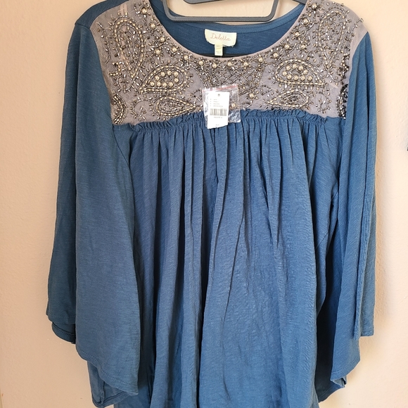 NWT Anthropologie Deletta Beaded Blouse - Picture 4 of 7